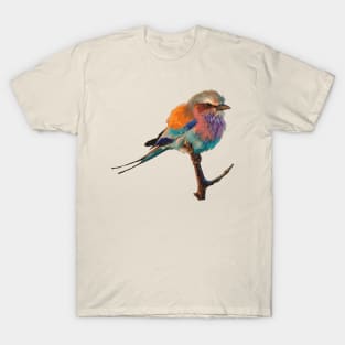 Colorful Bird Painting T-Shirt